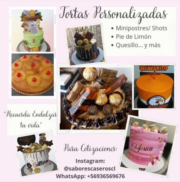 Tortas Personalizadas por encargo 