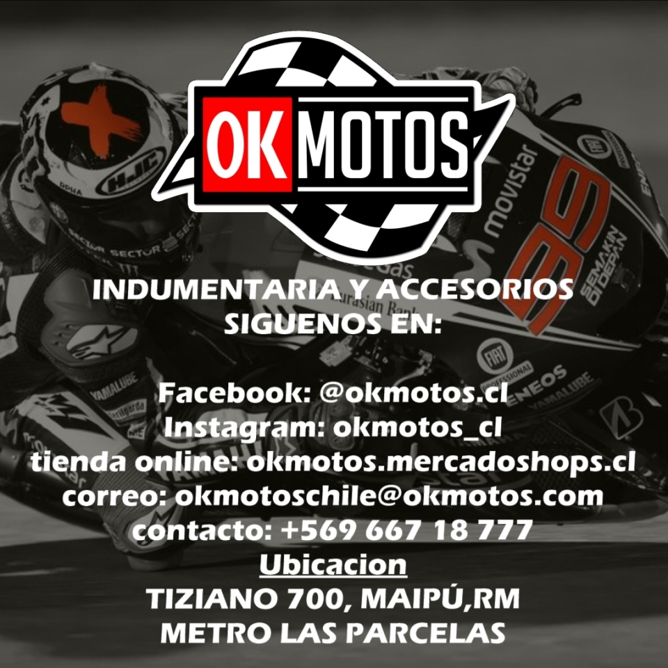 OKMOTOS - INDUMENTARIA Y ACCESORIOS - CLANDESTINE BIKER
