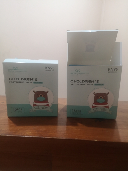Vendo mascarillas kn95 para niños diferentes dibujos