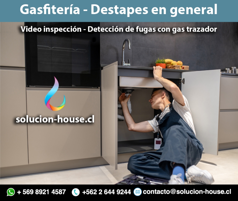 DETECCIÓN Y REPARACIÓN DE FUGAS DE AGUA TODAS LAS COMUNAS