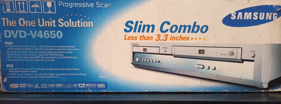 Grabador Reproductor DVD VHS Samsung DVD-V4650
