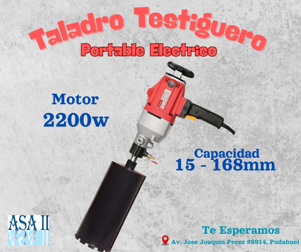 Disponible para Venta Taladros Testigueros 
