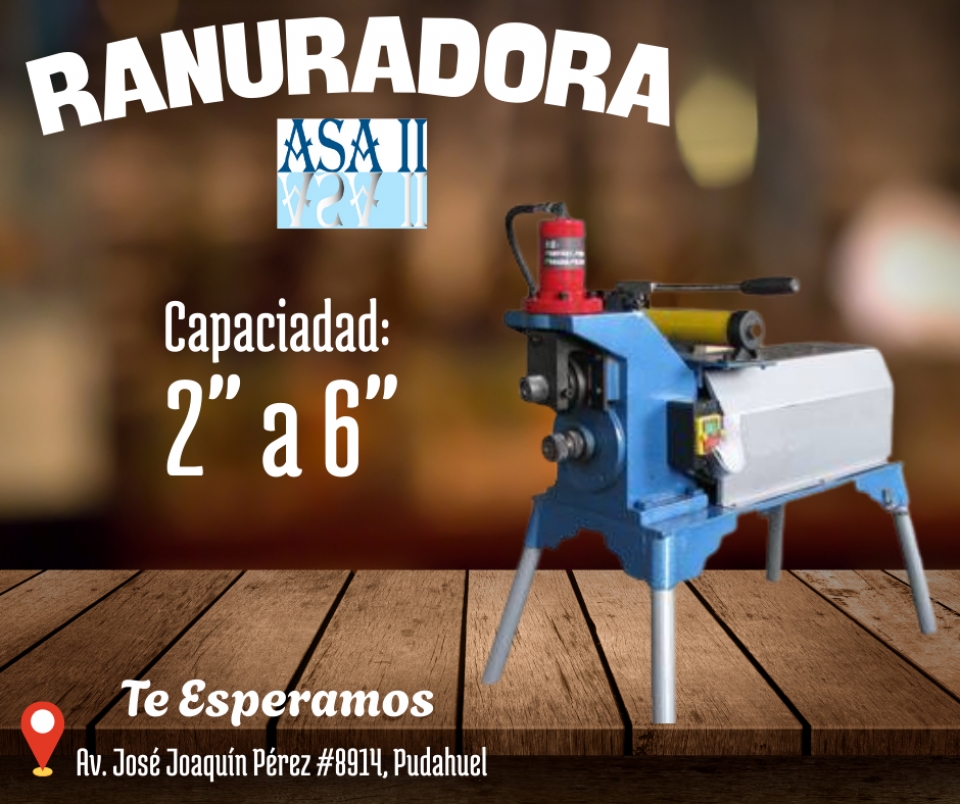 Disponible para Venta Ranuradora