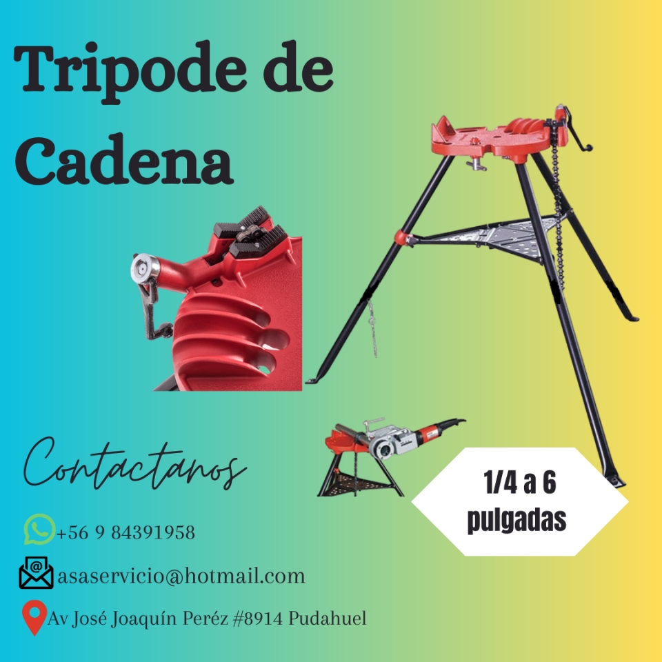 Disponible para Venta Trípode de Cadena