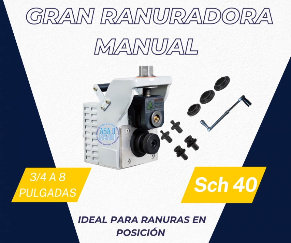 Disponible para Venta Ranuradora Manual 