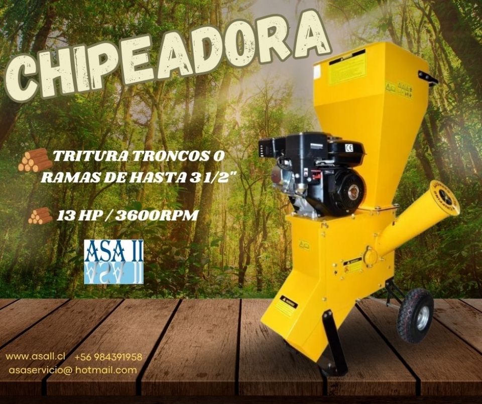 Disponible para Venta Chipeadora 