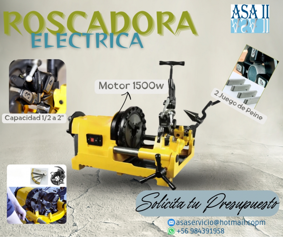 Disponible para Venta Roscadoras ASA II 