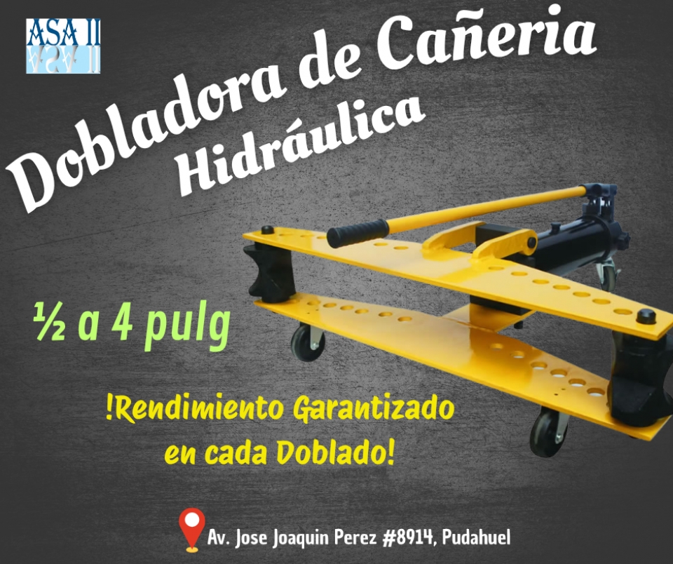 Disponible para Venta Dobladoras de Cañerias 